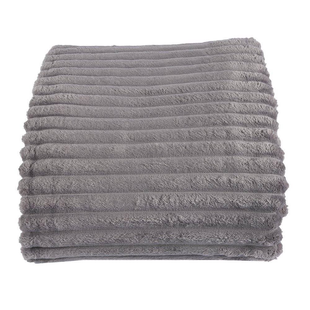 Cobertor Casal Canelado Premier Havan Casa - Cinza