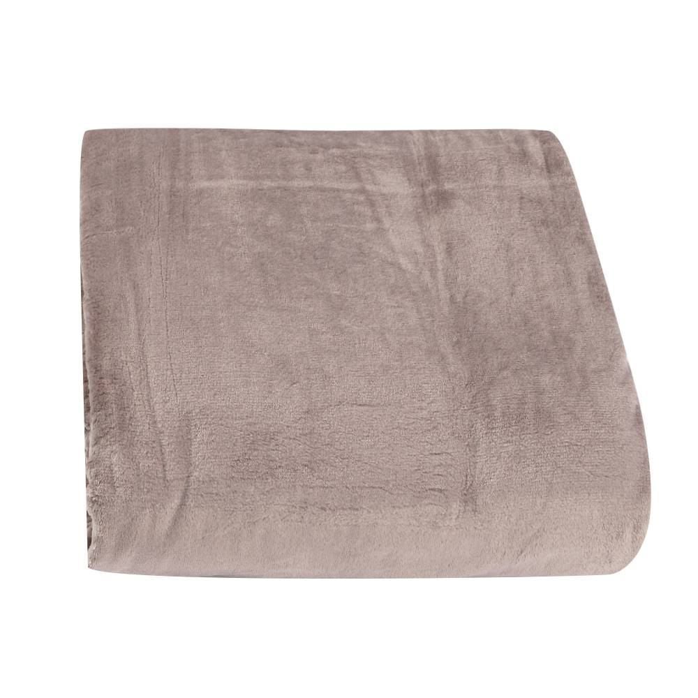 Cobertor Casal 100% Poliéster Premier Havan Casa - Taupe