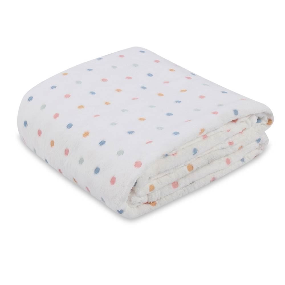 Cobertor Casal Microfibra 3D Havan Casa - Poá Colors