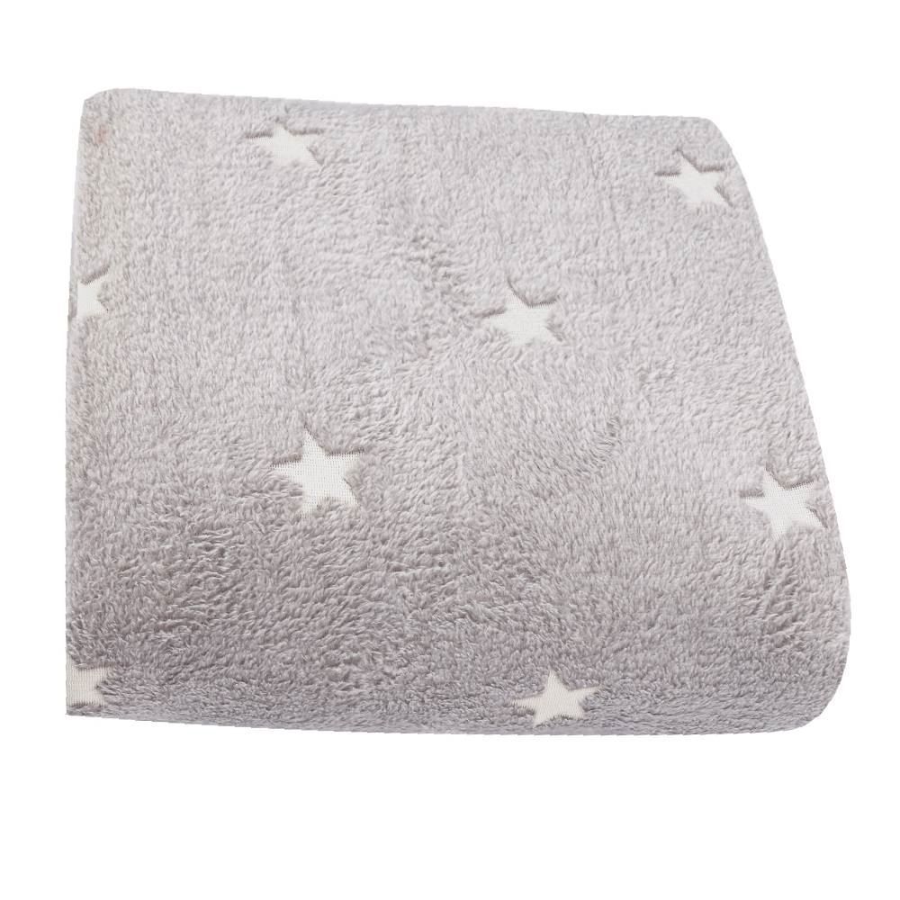 Cobertor Casal Microfibra 3D Havan Casa - Estrelas Cinza