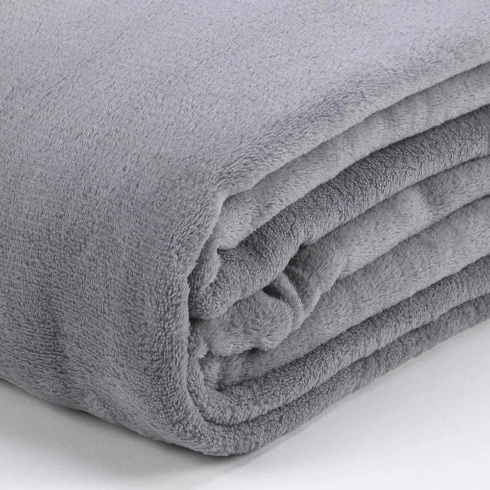 Cobertor Casal Microfibra Paris Havan Casa 1 Pç - Cinza Amianto