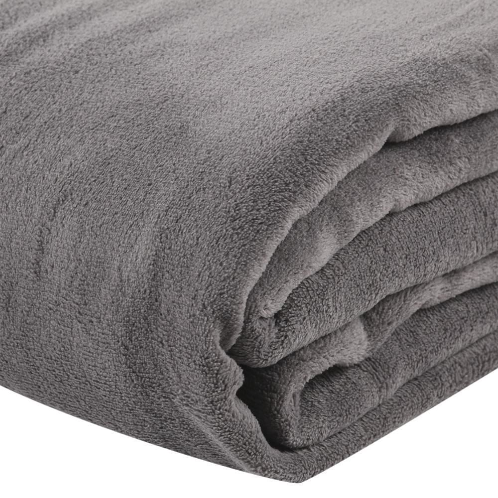 Cobertor Casal Microfibra Paris Havan Casa 1 Pç - Cinza Urbano