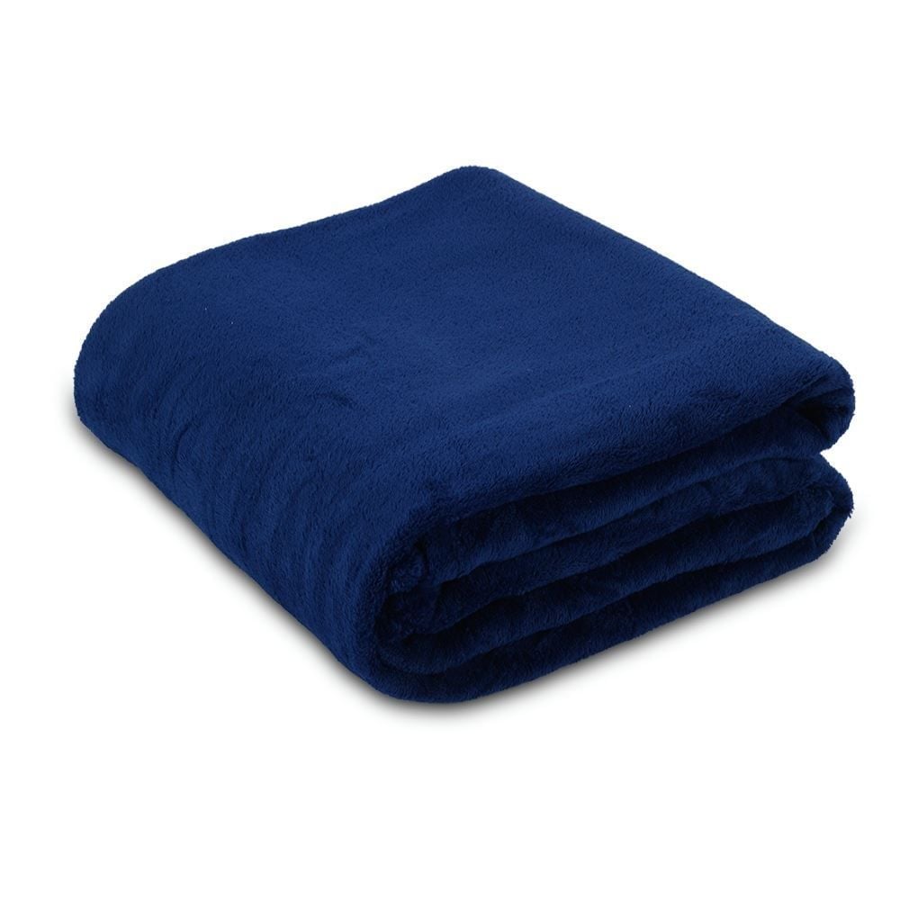 Cobertor Casal Microfibra Paris Havan Casa 1 Pç - Azul Midinight