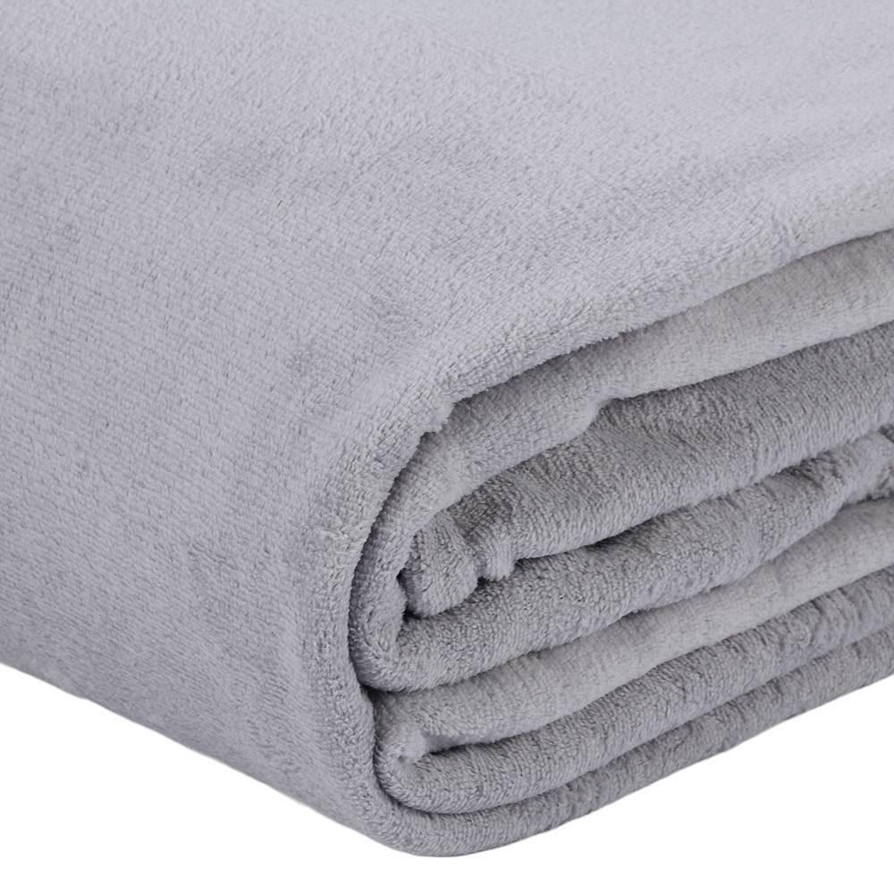 Cobertor Casal Microfibra Paris Havan Casa 1 Pç - Cinza Urbano