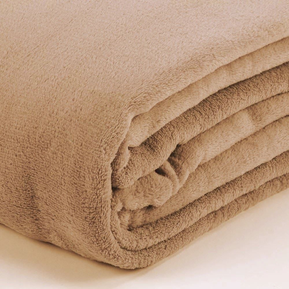 Cobertor Casal Microfibra Paris Havan Casa 1 Pç - Bege