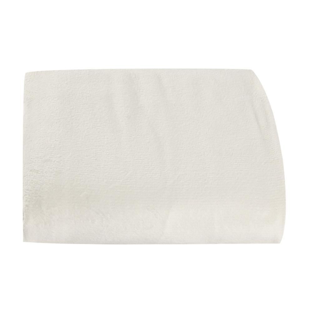 Cobertor Casal Microfibra Liso Paris Havan Casa - Branco