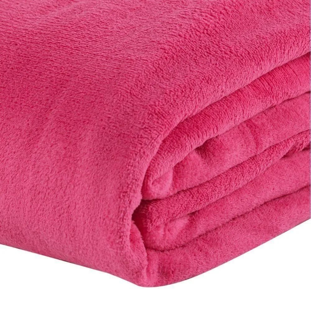 Cobertor Casal Microfibra Paris Havan Casa 1 Pç - Rosa Flash