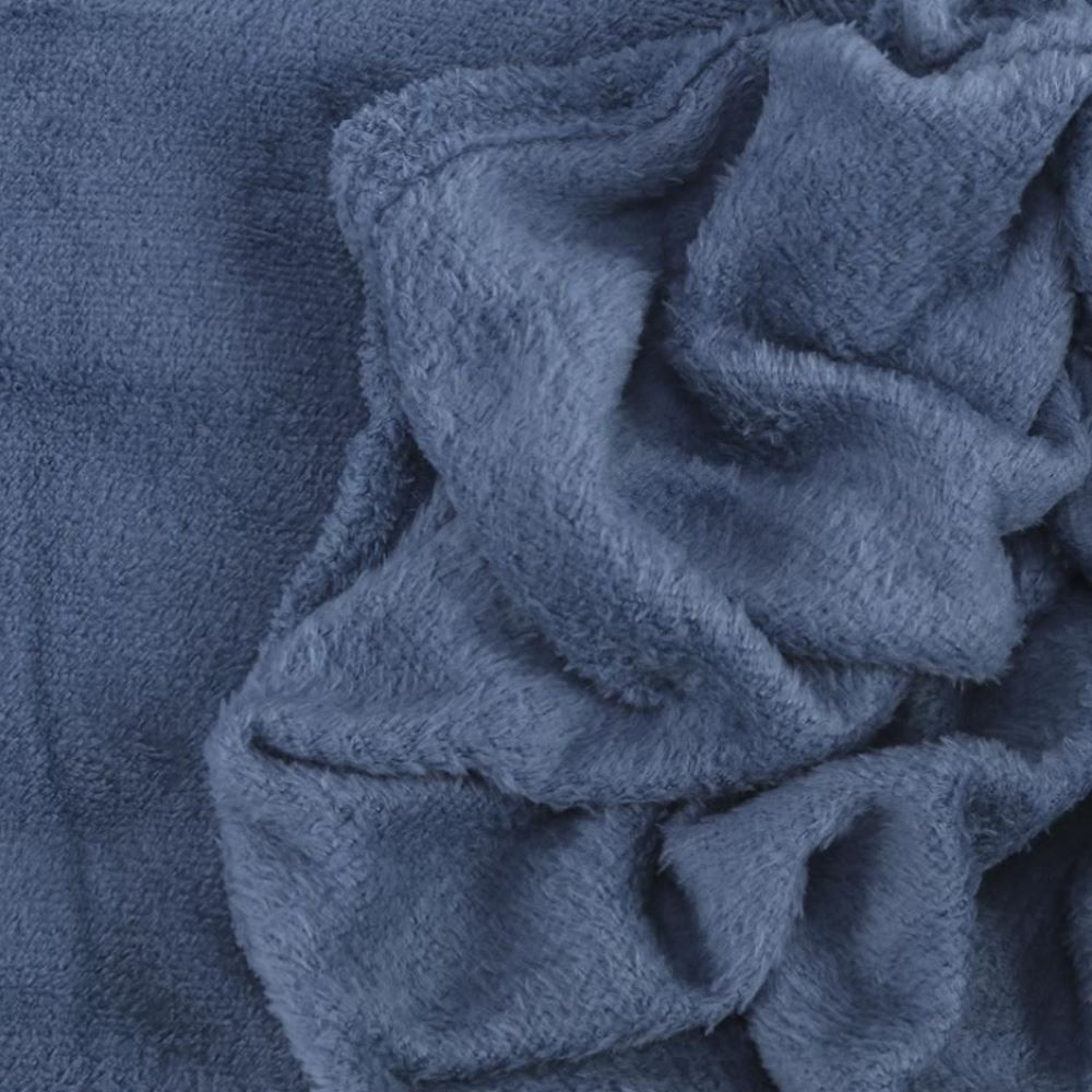 Cobertor Casal Microfibra Paris Havan Casa - Azul Jeans