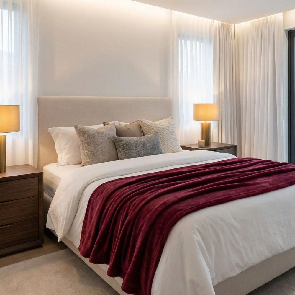 Cobertor Casal Microfibra Paris Havan Casa - Ameixa