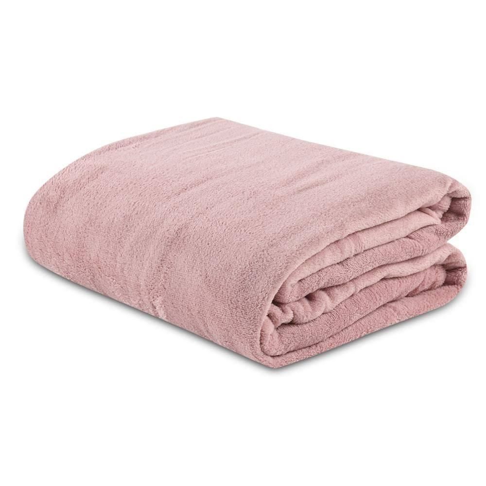 Cobertor Casal Microfibra Paris Havan Casa - Rose