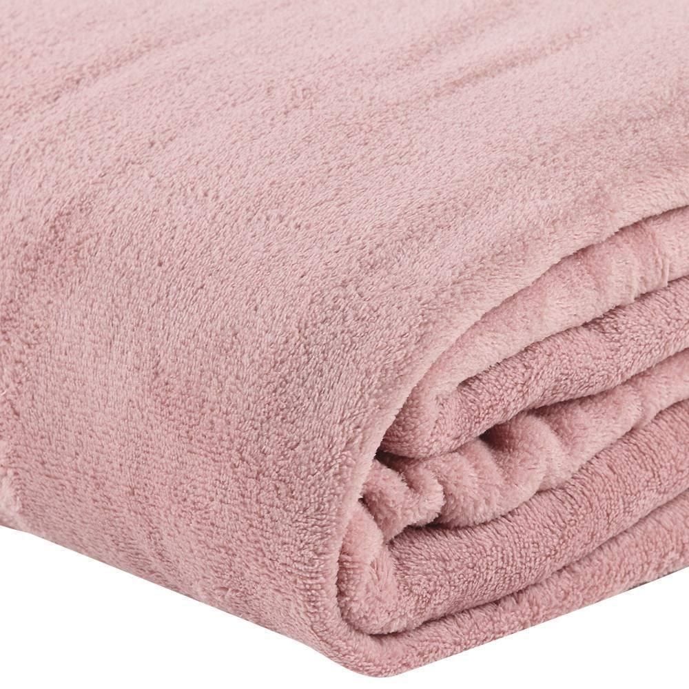 Cobertor Casal Microfibra Paris Havan Casa - Rose