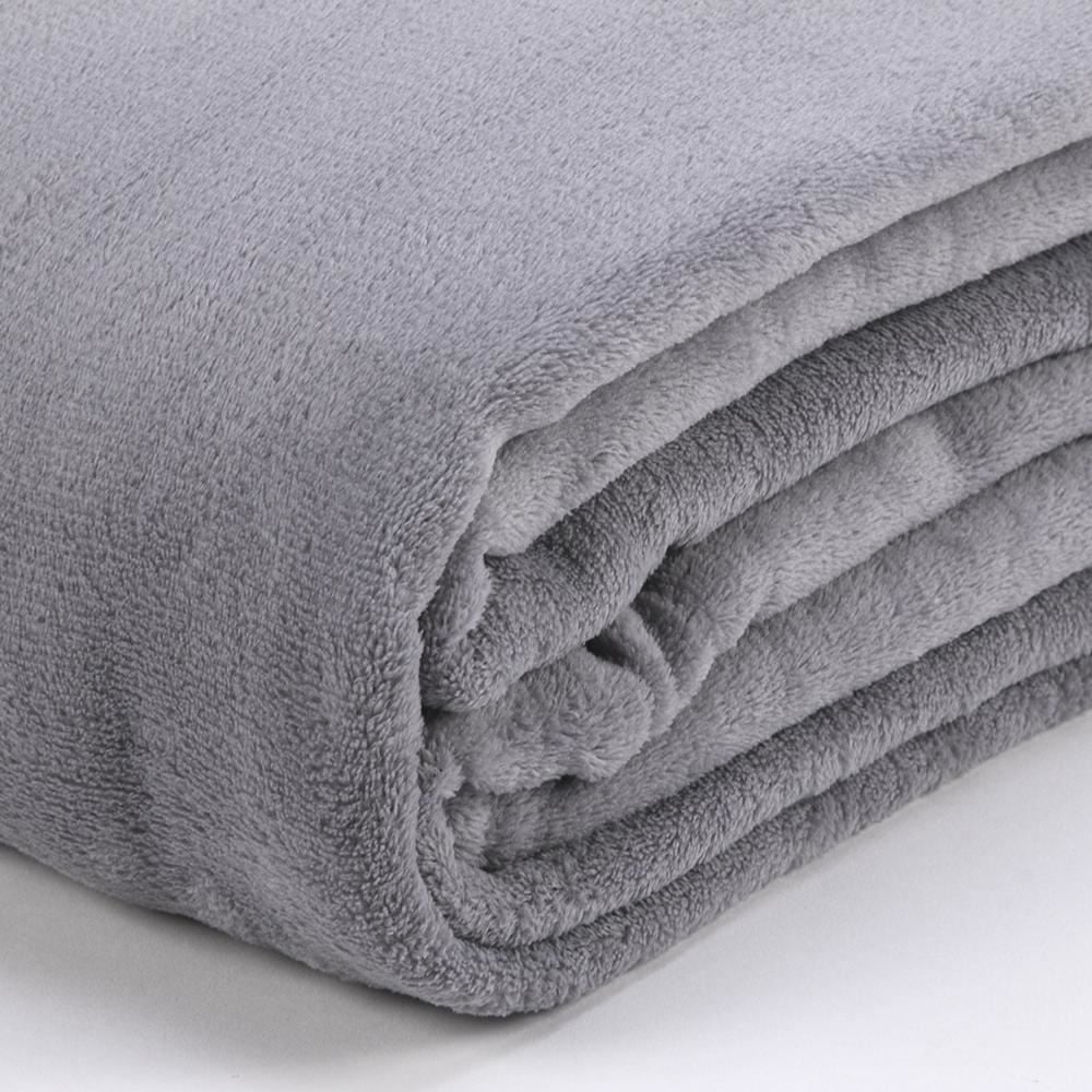 Cobertor Casal Microfibra Paris Havan Casa - Cinza Amianto