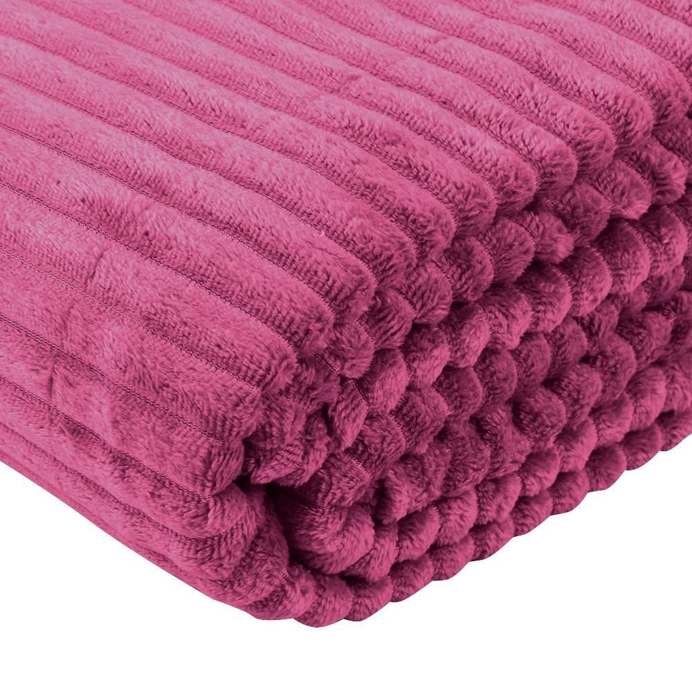 Cobertor Casal Montreal 100% Poliéster Havan Casa - Rosa Malva