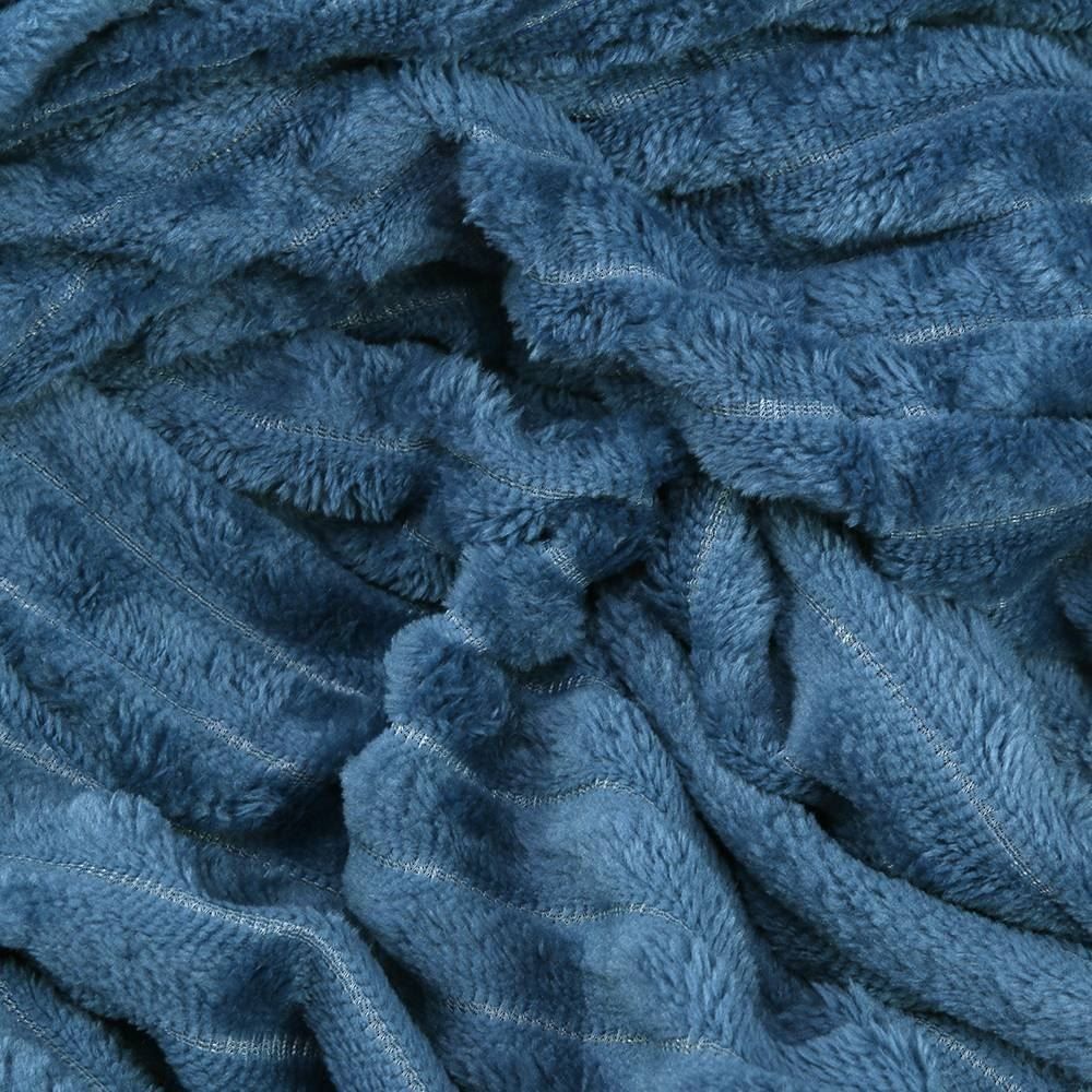 Cobertor Casal Montreal Havan Casa 100% Poliéster - Azul Jeans