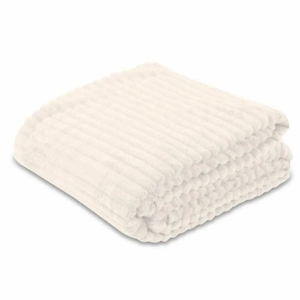 Cobertor Casal Montreal Havan Casa 100% Poliéster - Off White