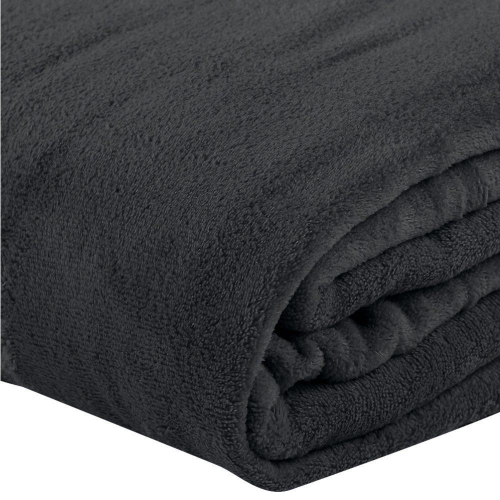 Cobertor Casal Paris Liso Havan Casa - Carbono