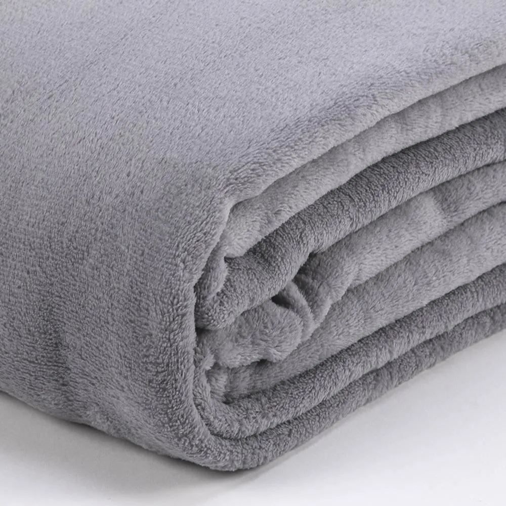 Cobertor Casal Paris Microfibra Havan Casa - Cinza Amianto