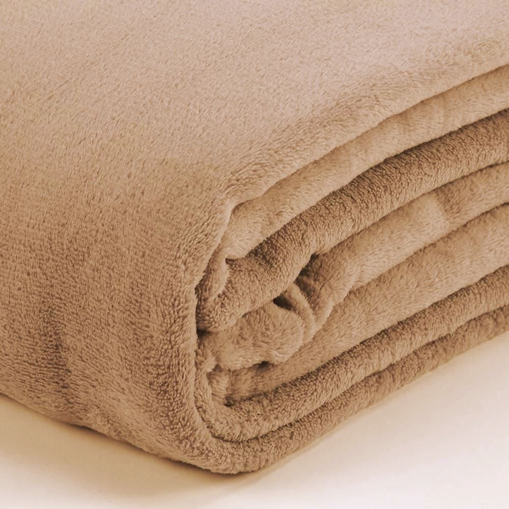 Cobertor Casal Paris Microfibra Havan Casa - Bege