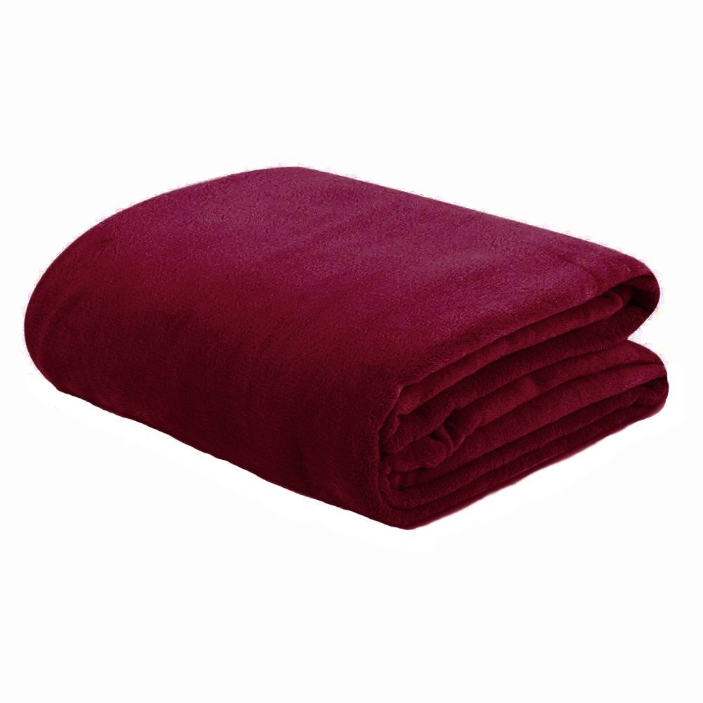 Cobertor Casal Paris Microfibra Havan Casa - Ameixa