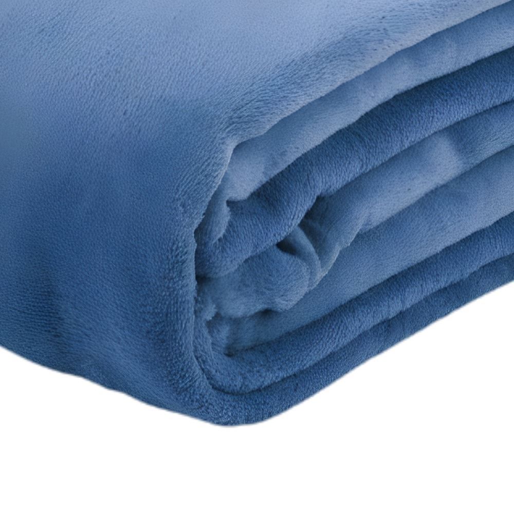 Cobertor Casal Paris Microfibra Havan Casa - Azul Névoa