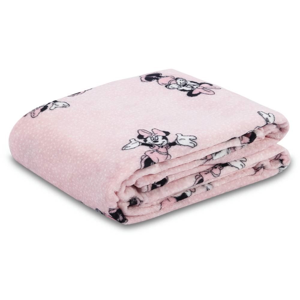 Cobertor Infantil 100% Poliéster Estampado Disney - Minnie Rosa