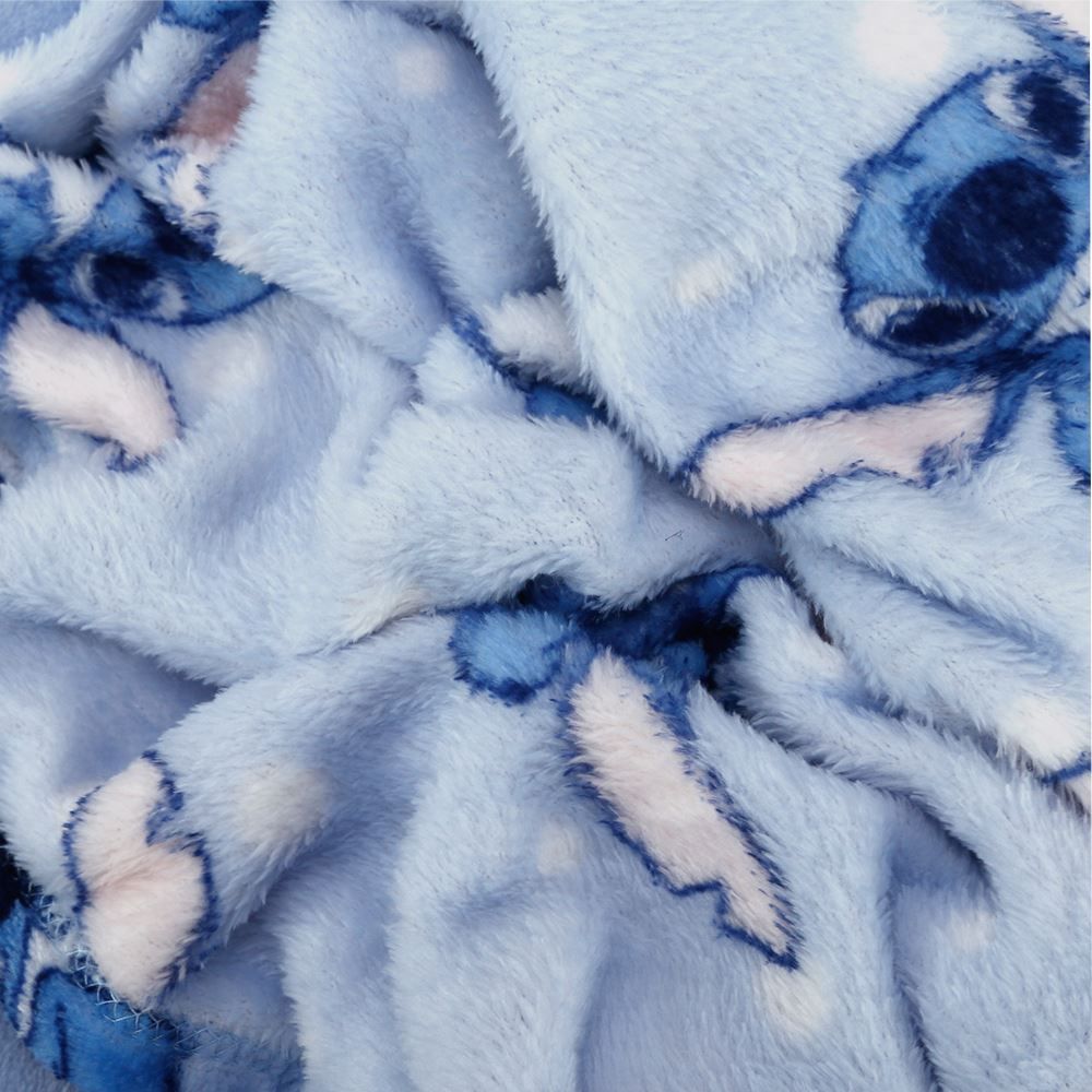 Cobertor Infantil 100% Poliéster Estampado Disney - Stitch Preguiça