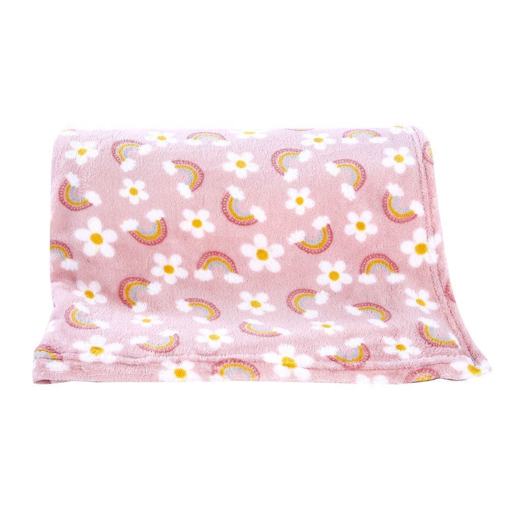 Cobertor Infantil 100% Poliéster Estampado Havan Casa - Arco Iris rosa
