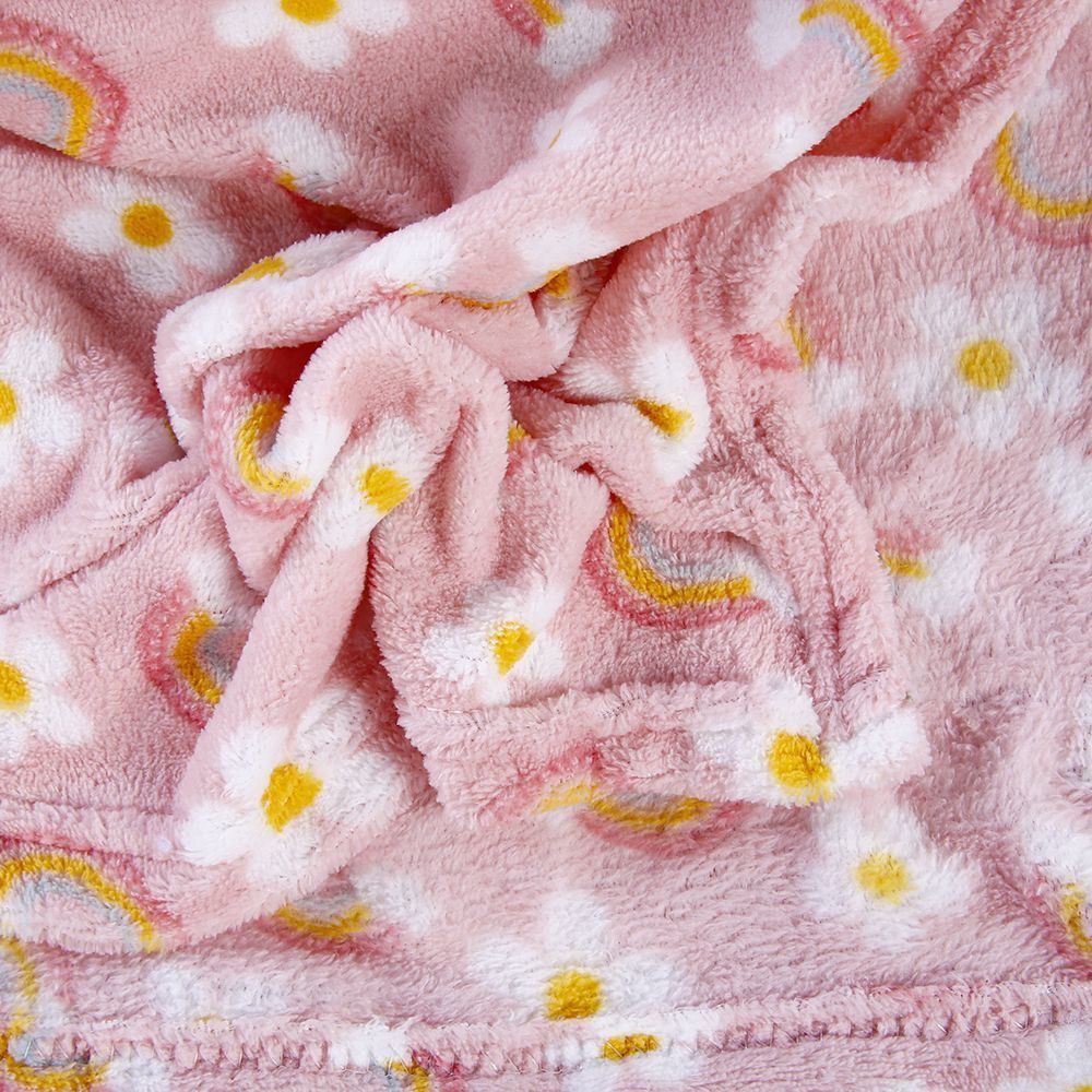 Cobertor Infantil 100% Poliéster Estampado Havan Casa - Arco Iris rosa