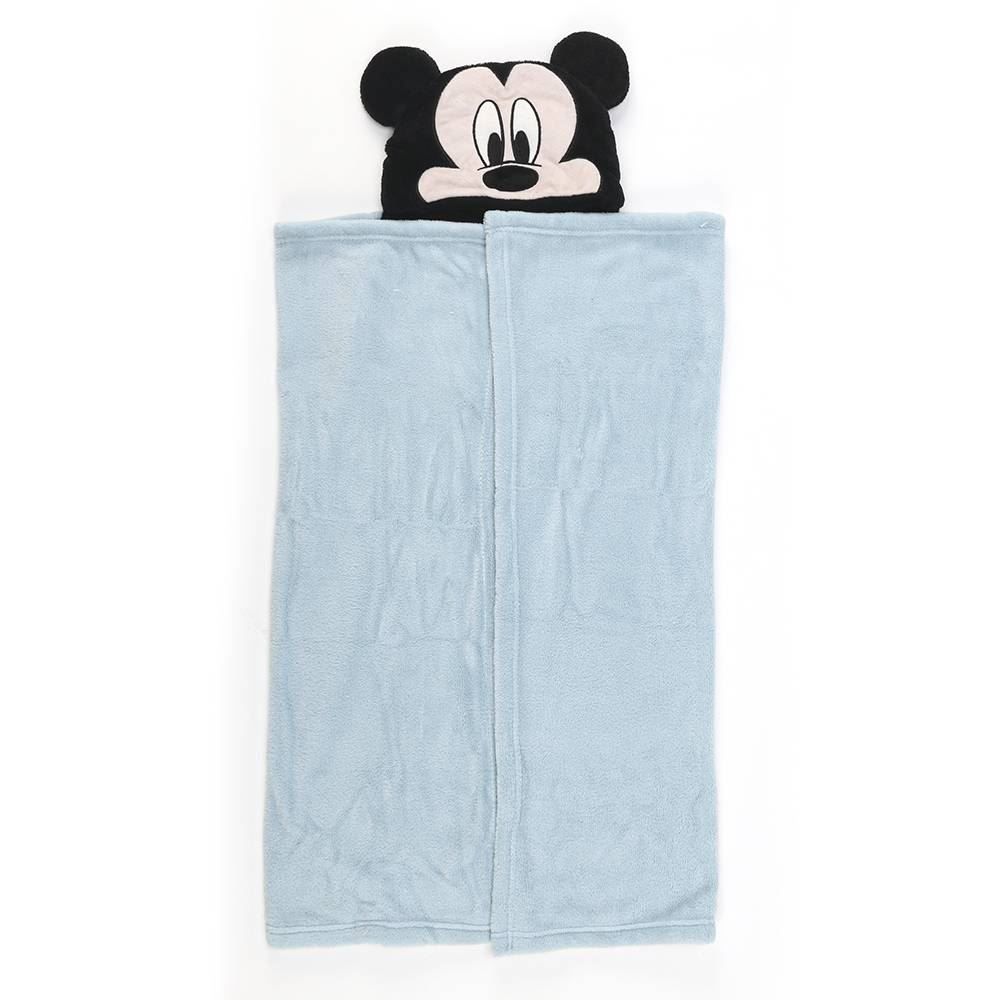 Cobertor Infantil Com Capuz 100% Poliéster Disney - Mickey