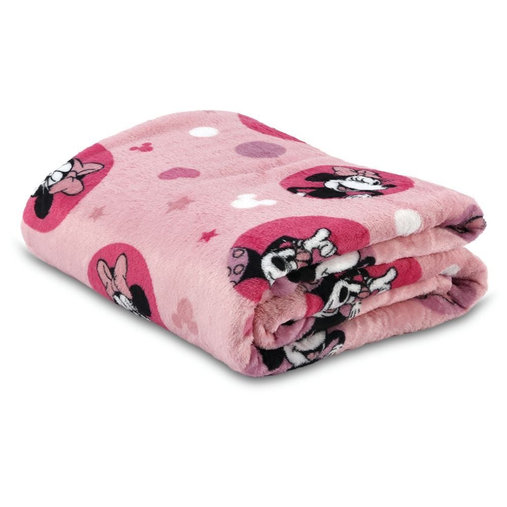 Cobertor Infantil Solteiro Estampado Disney - Minnie Star