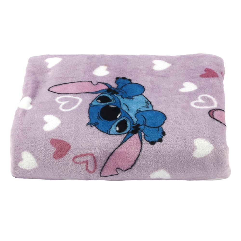 Cobertor Infantil Solteiro Estampado Disney - Stitch Angel Coração