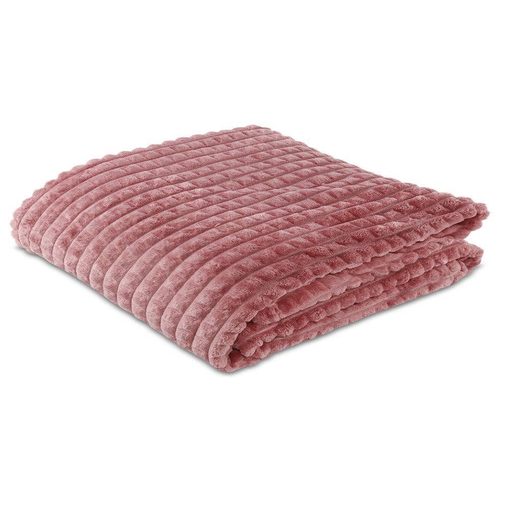 Cobertor King 100% Poliéster Diamond Havan Casa - Rose