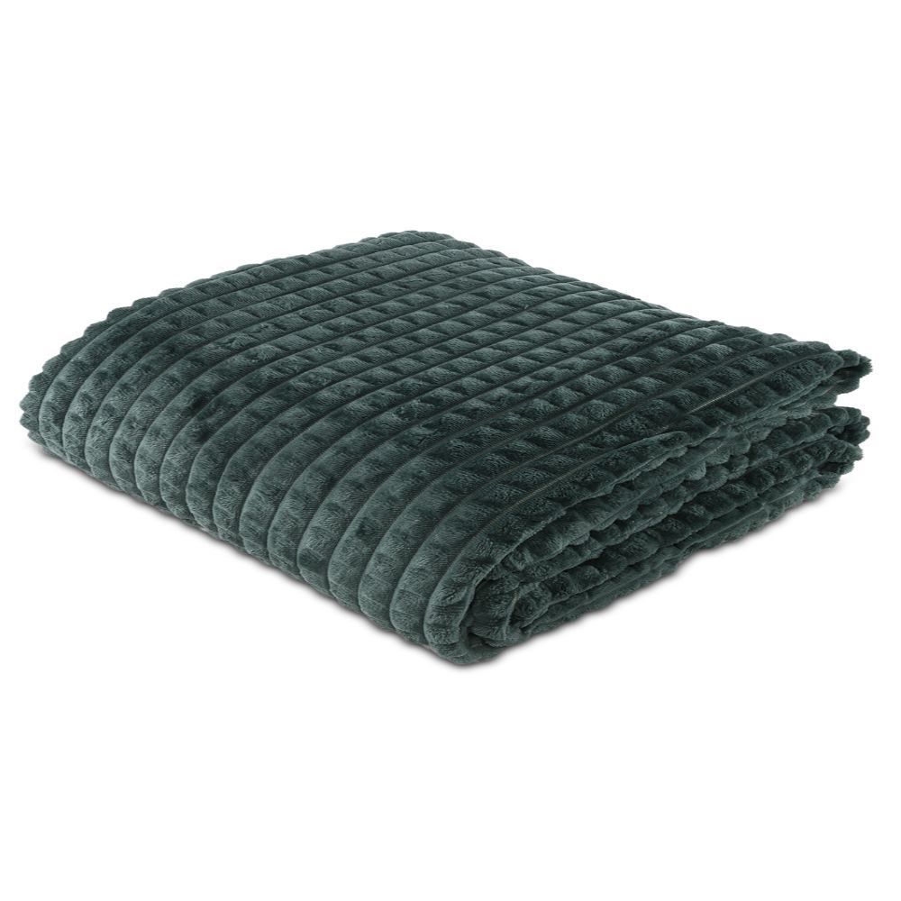 Cobertor King 100% Poliéster Diamond Havan Casa - Verde Malaquita