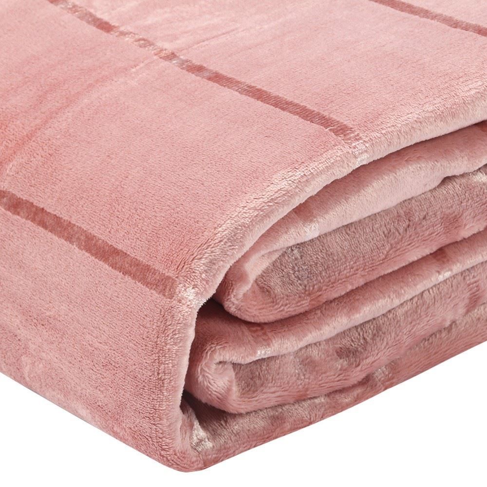 Cobertor King 100% Poliéster Elegance Havan Casa - Laranja