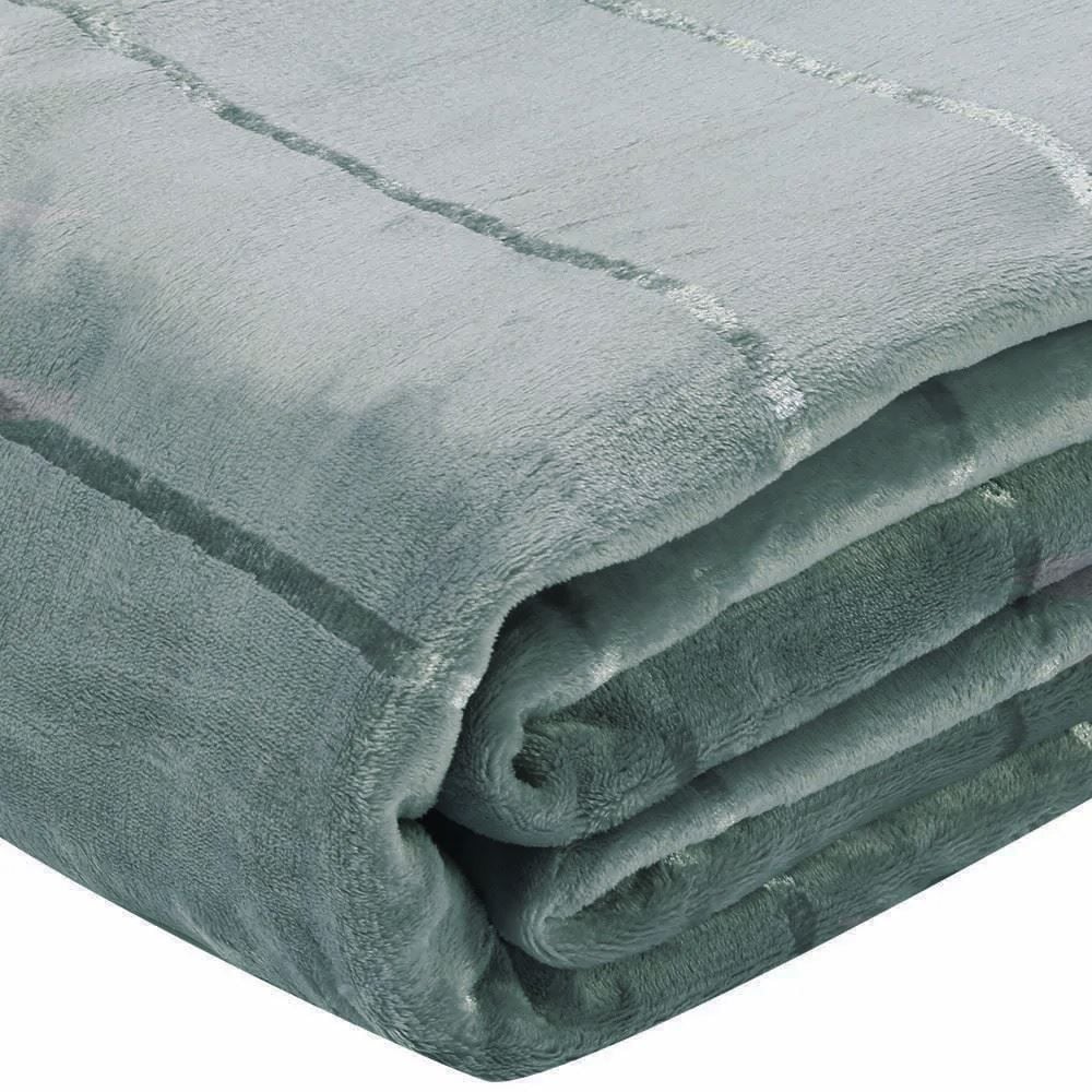 Cobertor King 100% Poliéster Elegance Havan Casa - Verde