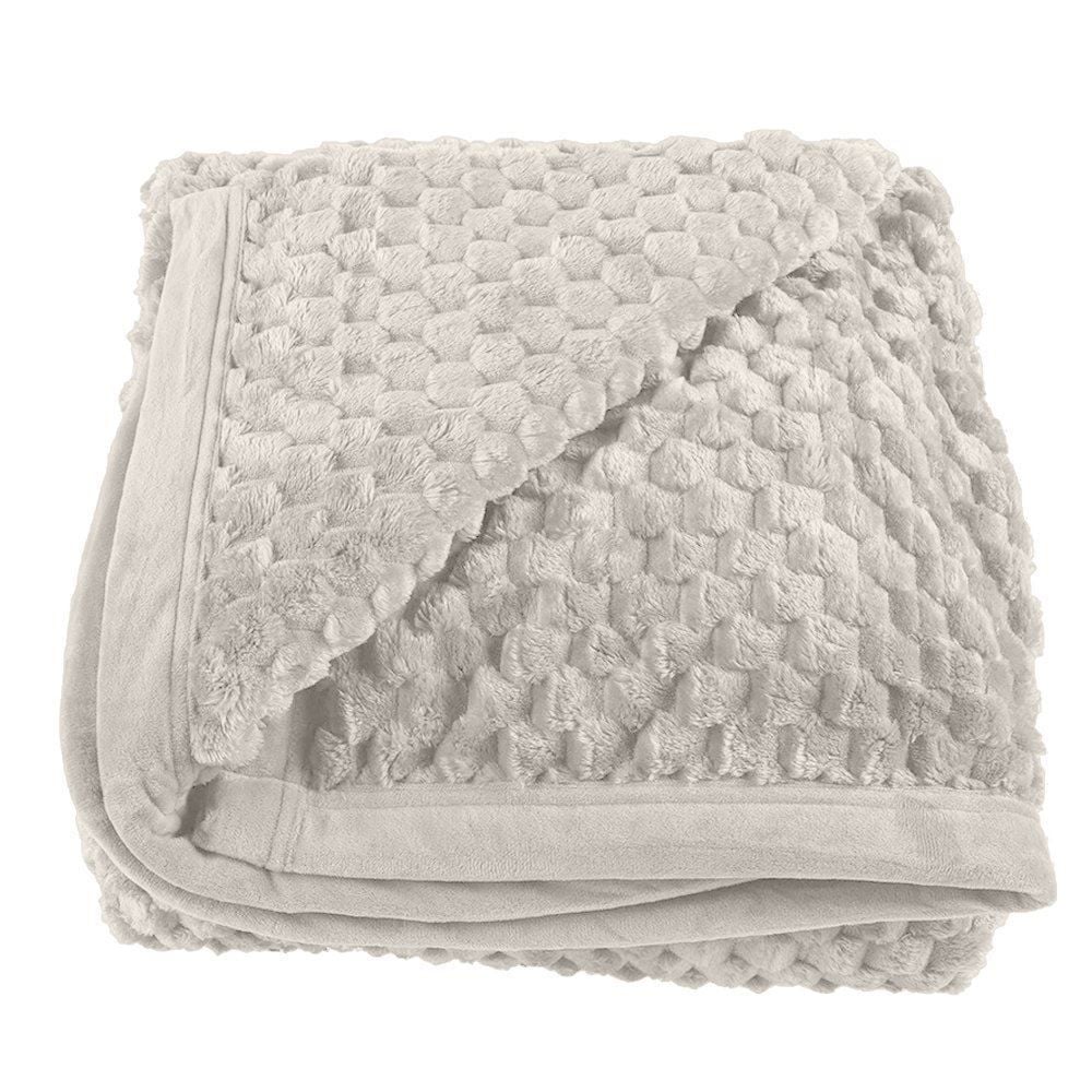 Cobertor King 100% Poliéster Imperial Havan Casa - Cru