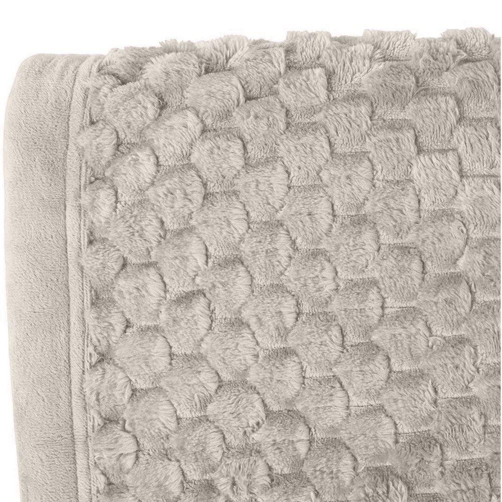 Cobertor King 100% Poliéster Imperial Havan Casa - Cru