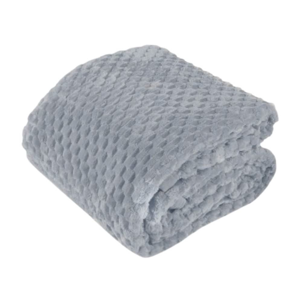 Cobertor King 100% Poliéster Imperial Havan Casa - Cinza Amianto