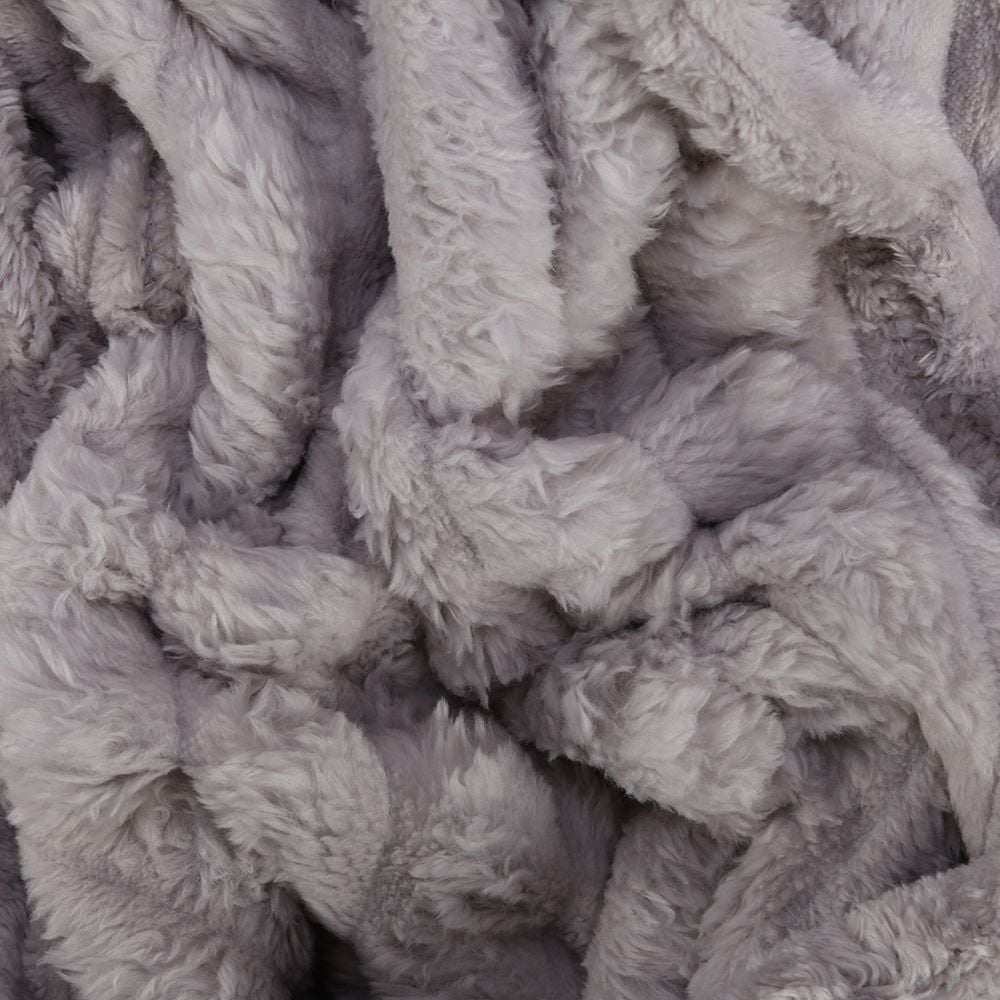 Cobertor King 100% Poliéster Premier Canelado Havan Casa - Prata