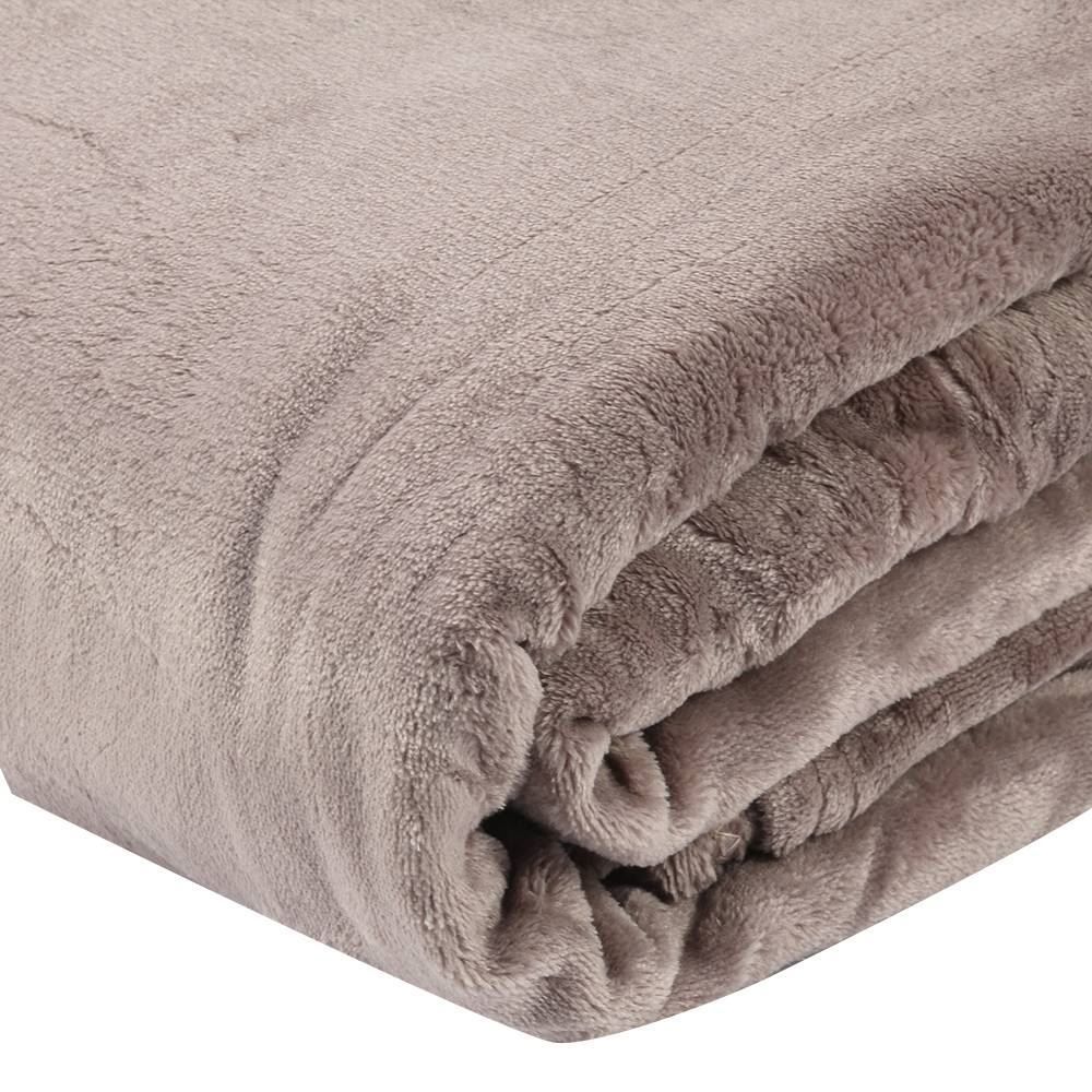 Cobertor King 100% Poliéster Premier Havan Casa - Taupe