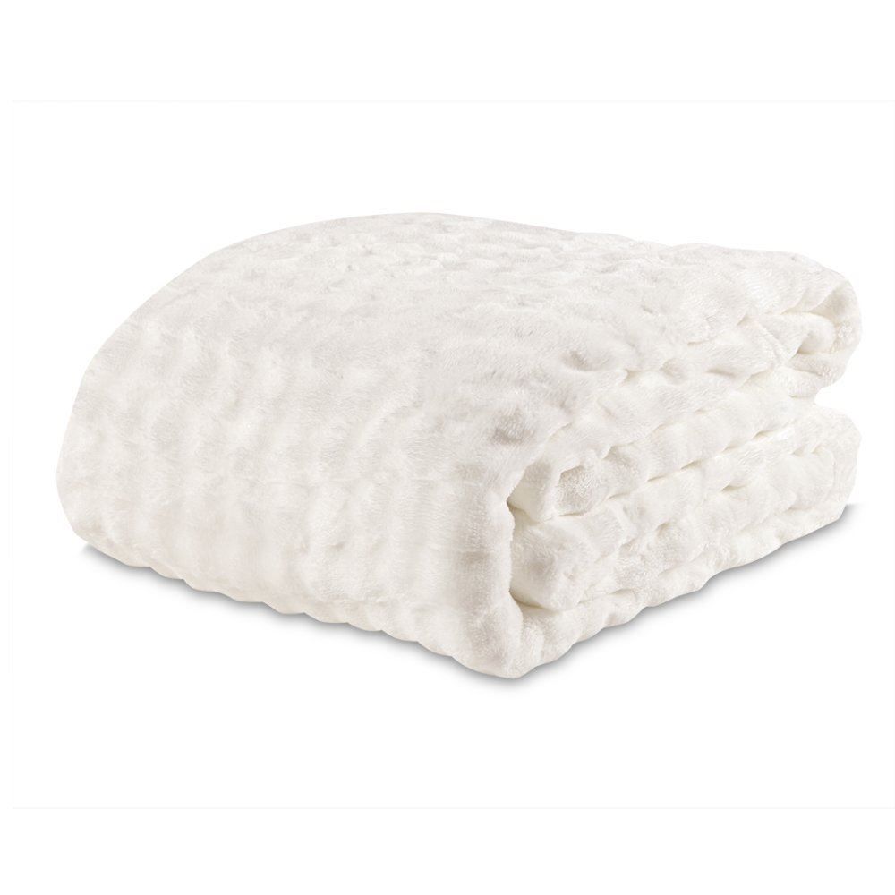 Cobertor King 100% Poliéster Requinte Havan Casa - Off White