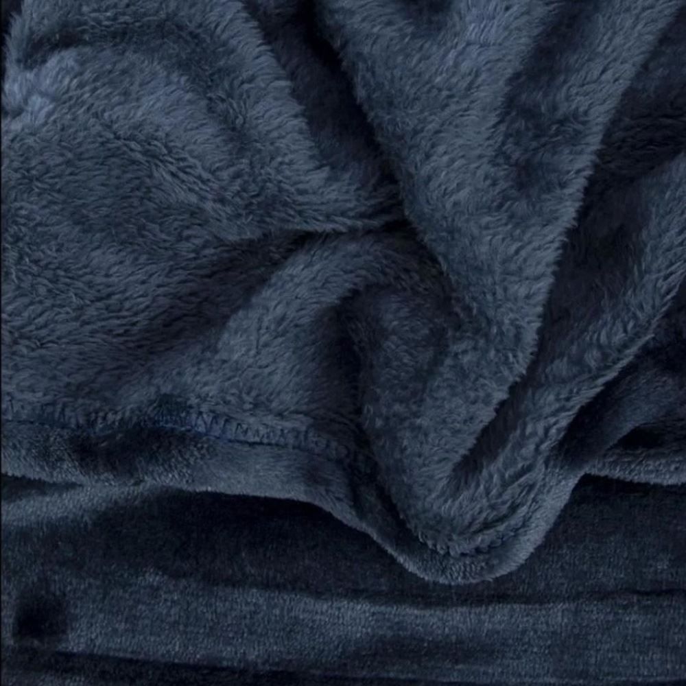 Cobertor King Neo Clássico Camesa - Azul