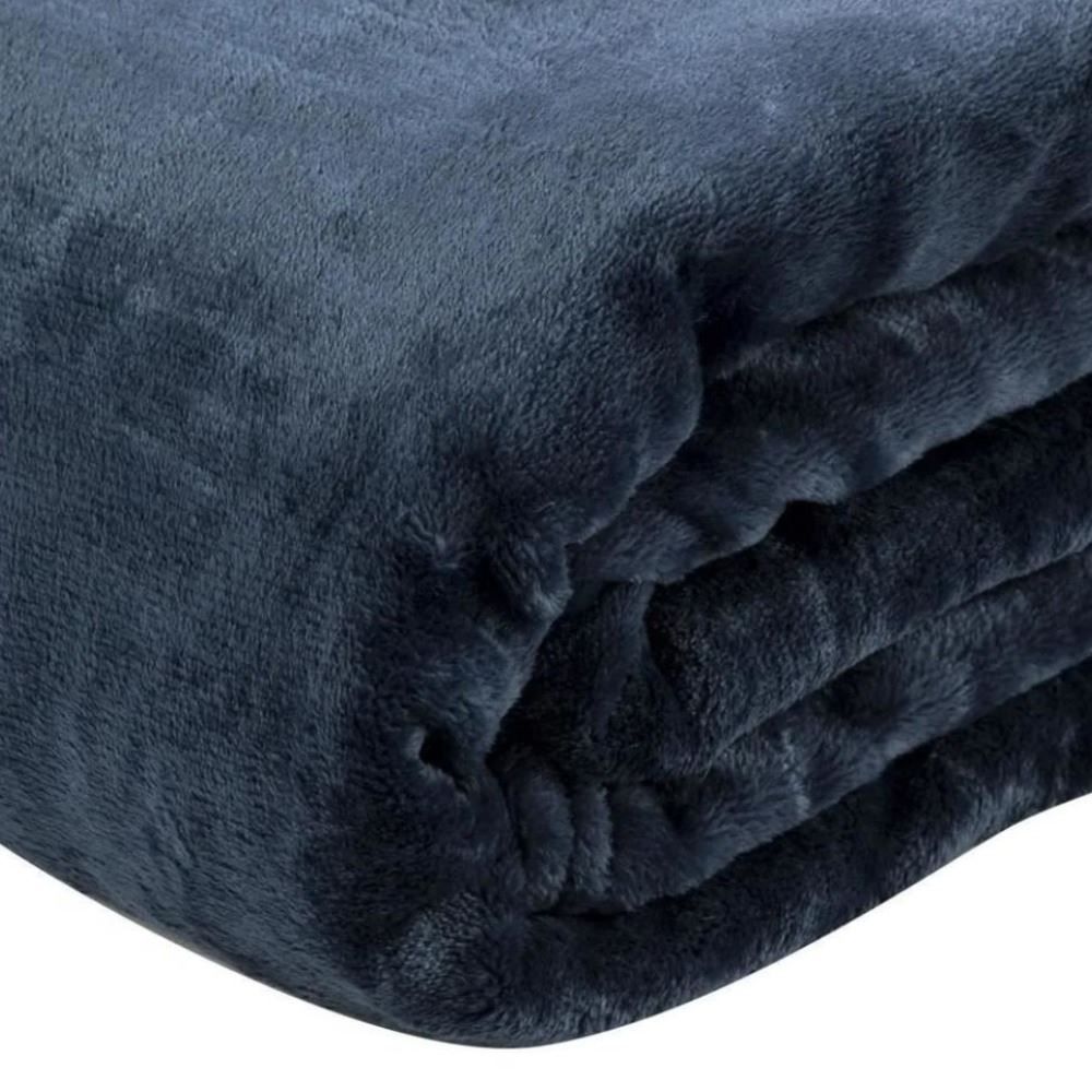 Cobertor King Neo Clássico Camesa - Azul