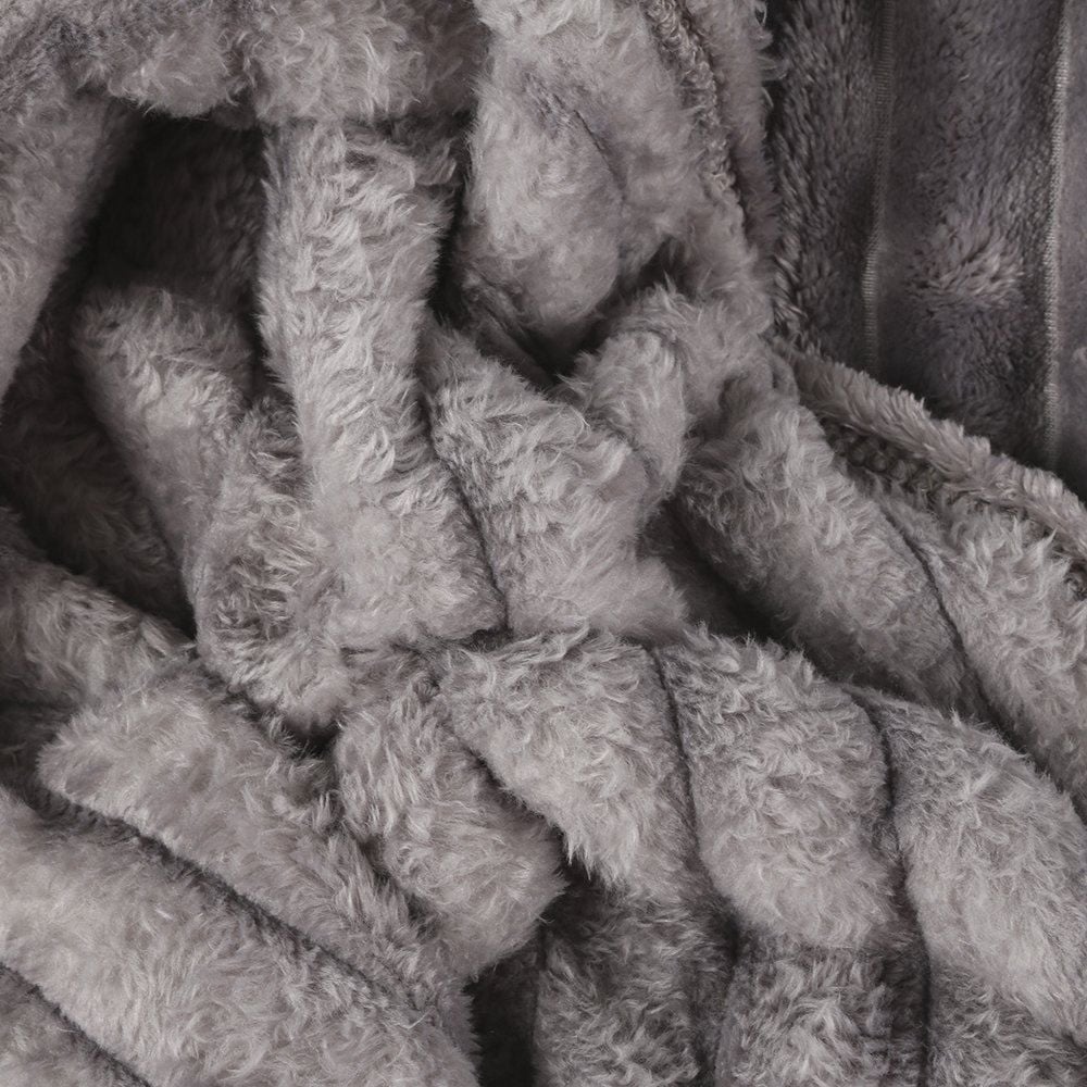 Cobertor King Premier Canelado Havan Casa - Cinza