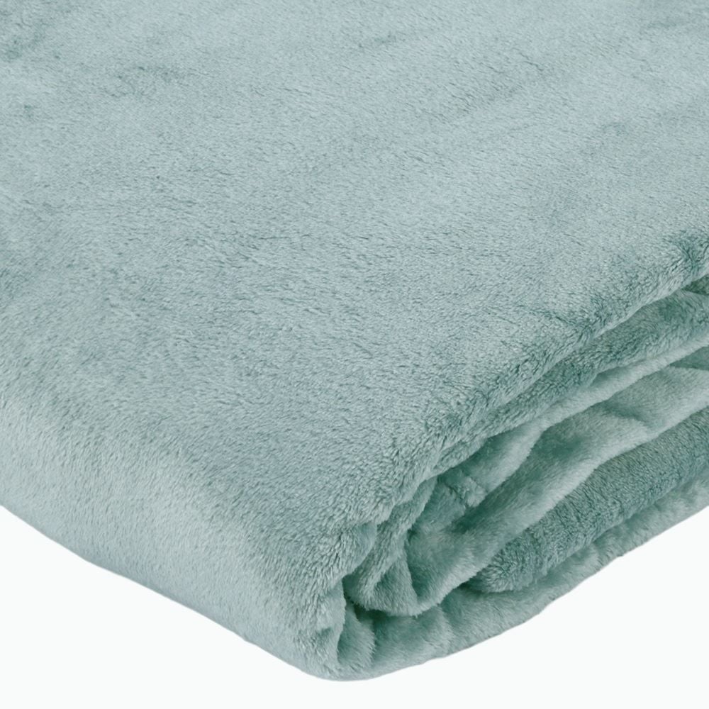 Cobertor King Premier Liso 100% Poliéster Havan Casa - Verde Capri