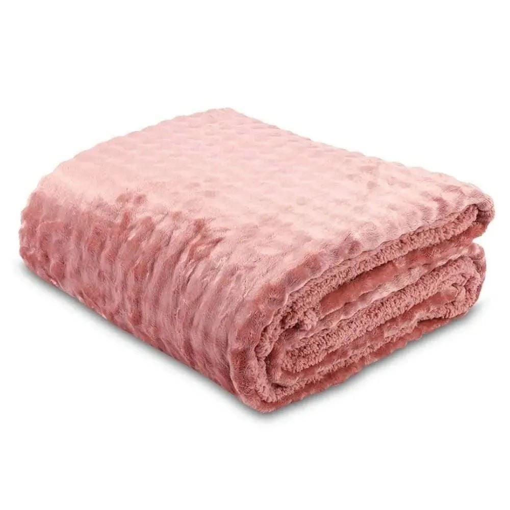 Cobertor King Requinte Sherpa Color Havan Casa - Argila