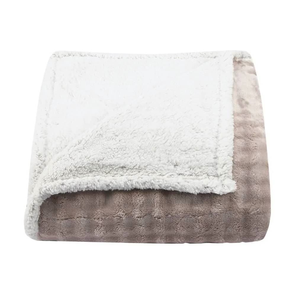Cobertor King Requinte Sherpa Havan Casa - Bege
