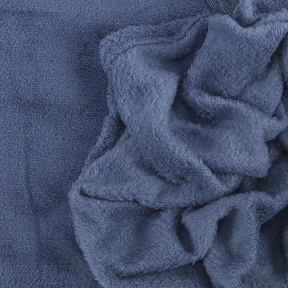 Cobertor Casal Microfibra Liso Paris Havan Casa 1 Pç - Azul Marfim 