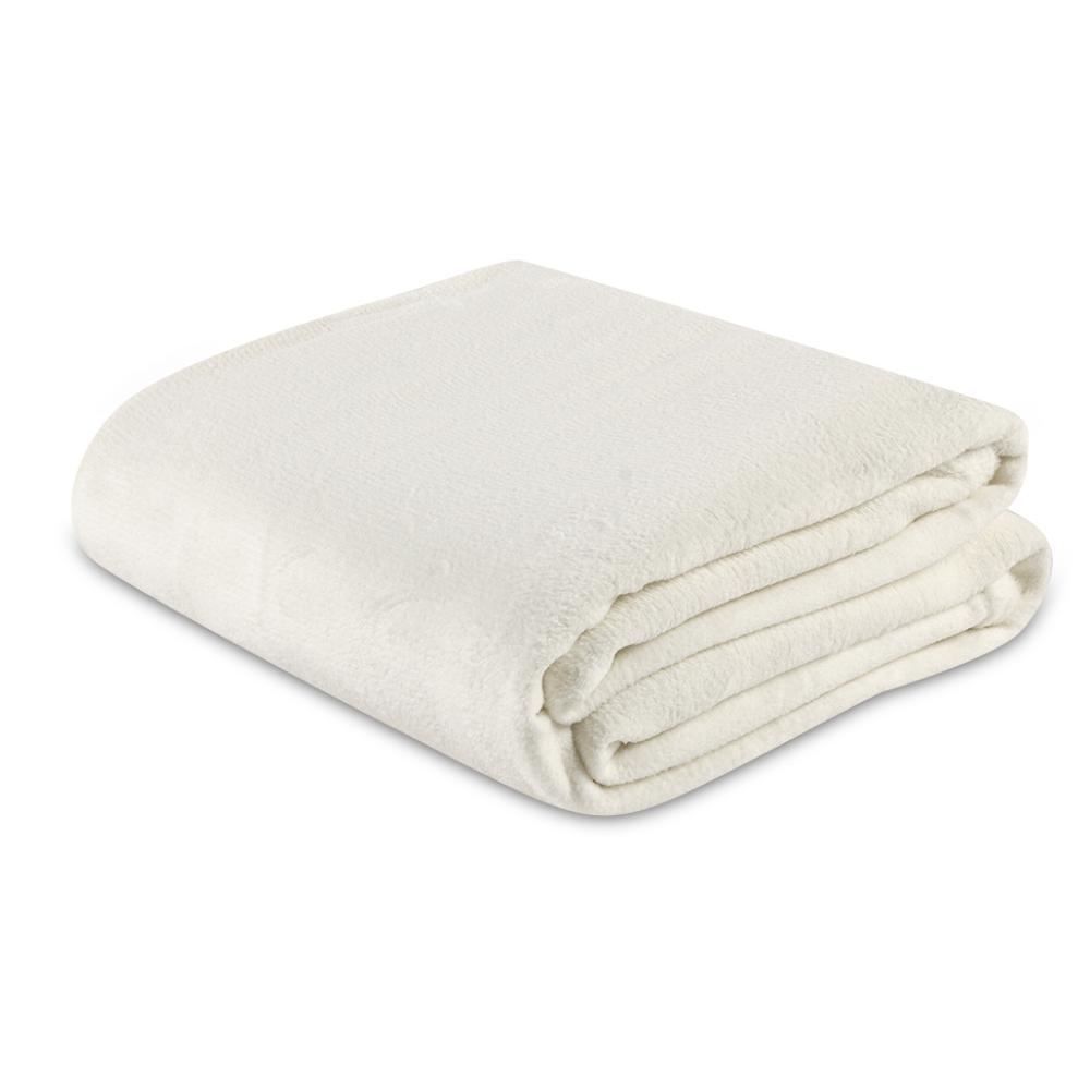 Cobertor Casal Microfibra Liso Paris Havan Casa 1 Pç - Branco