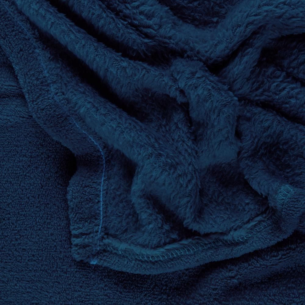Cobertor Casal Microfibra Liso Paris Havan Casa - Azul Profundo